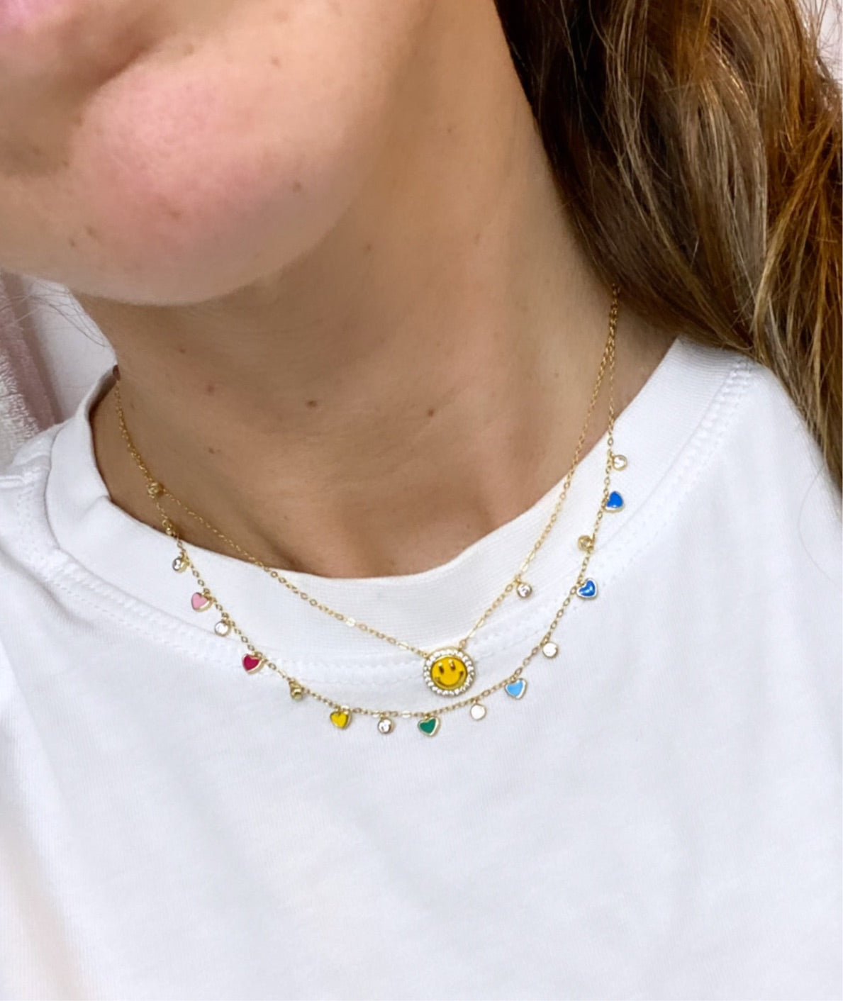 Smile Necklace Gold