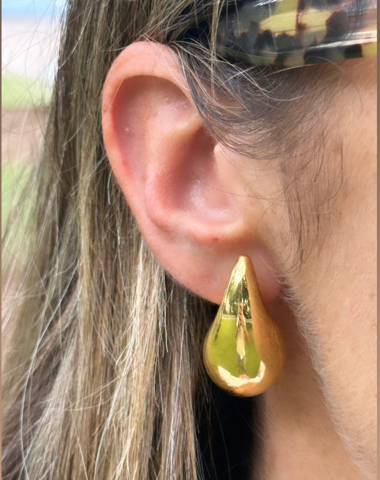 Drop Gold Earring