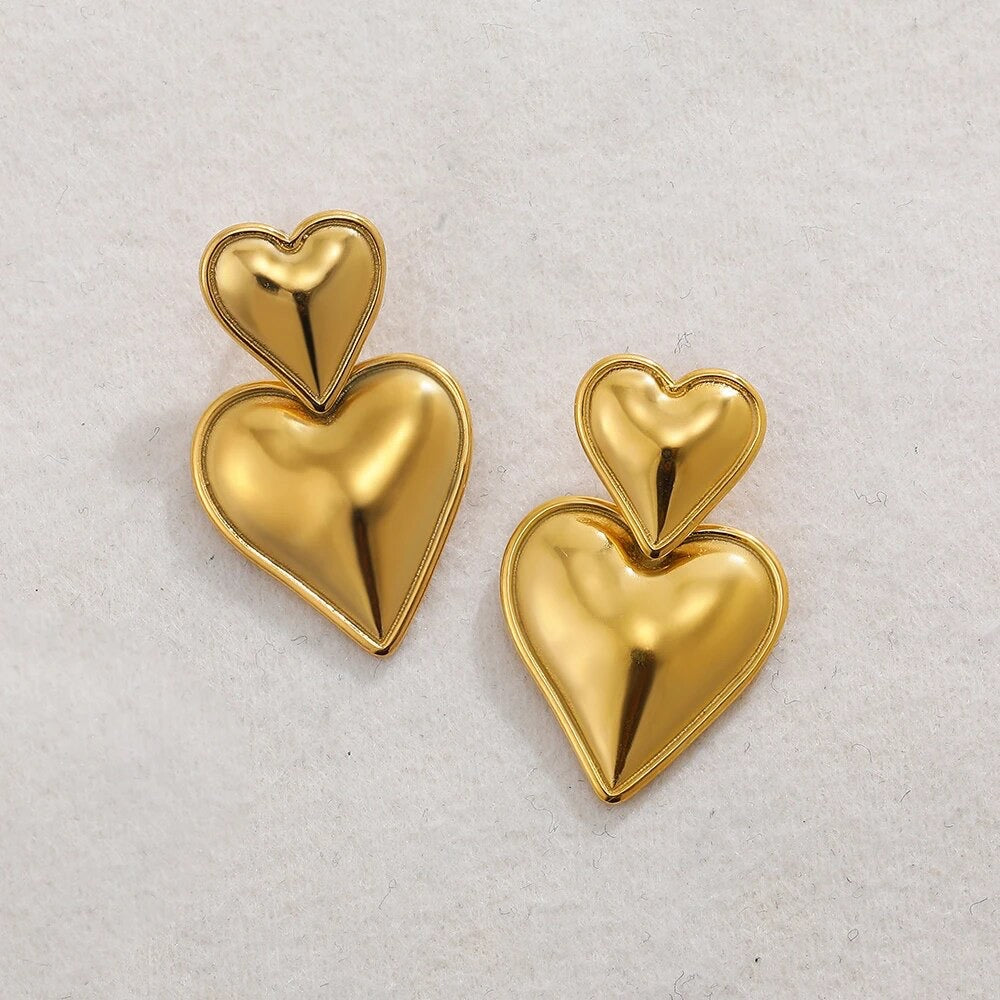Hearts Cocktail Earrings