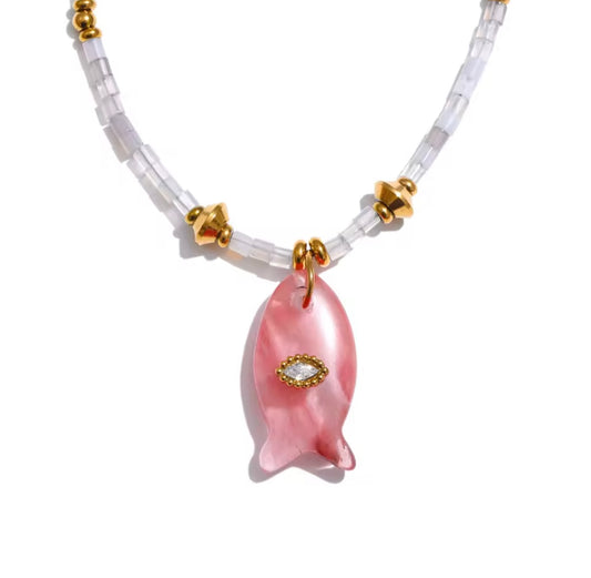 Fishy necklace Watermelon