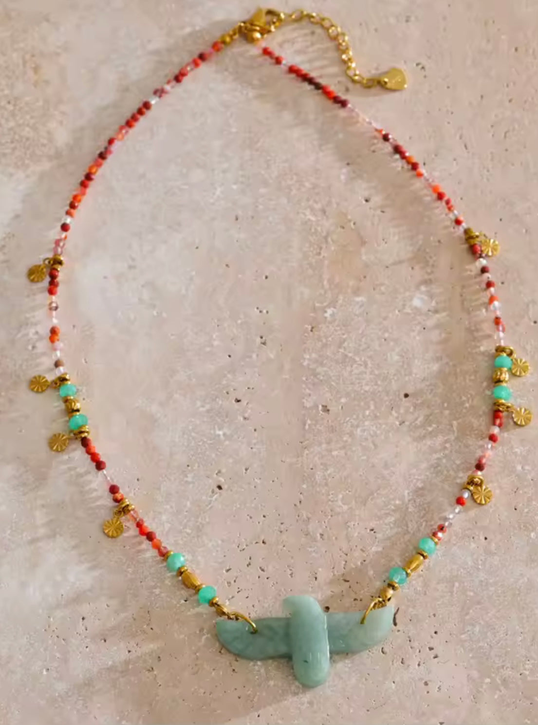 Ave Necklace Aqua