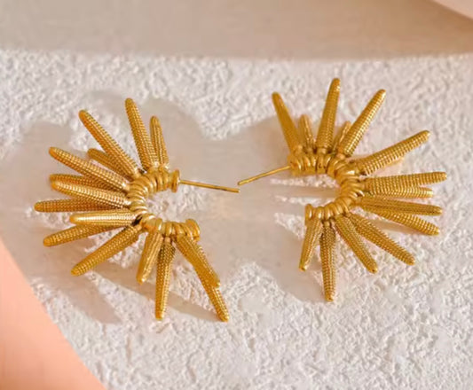 Maxi punk earrings