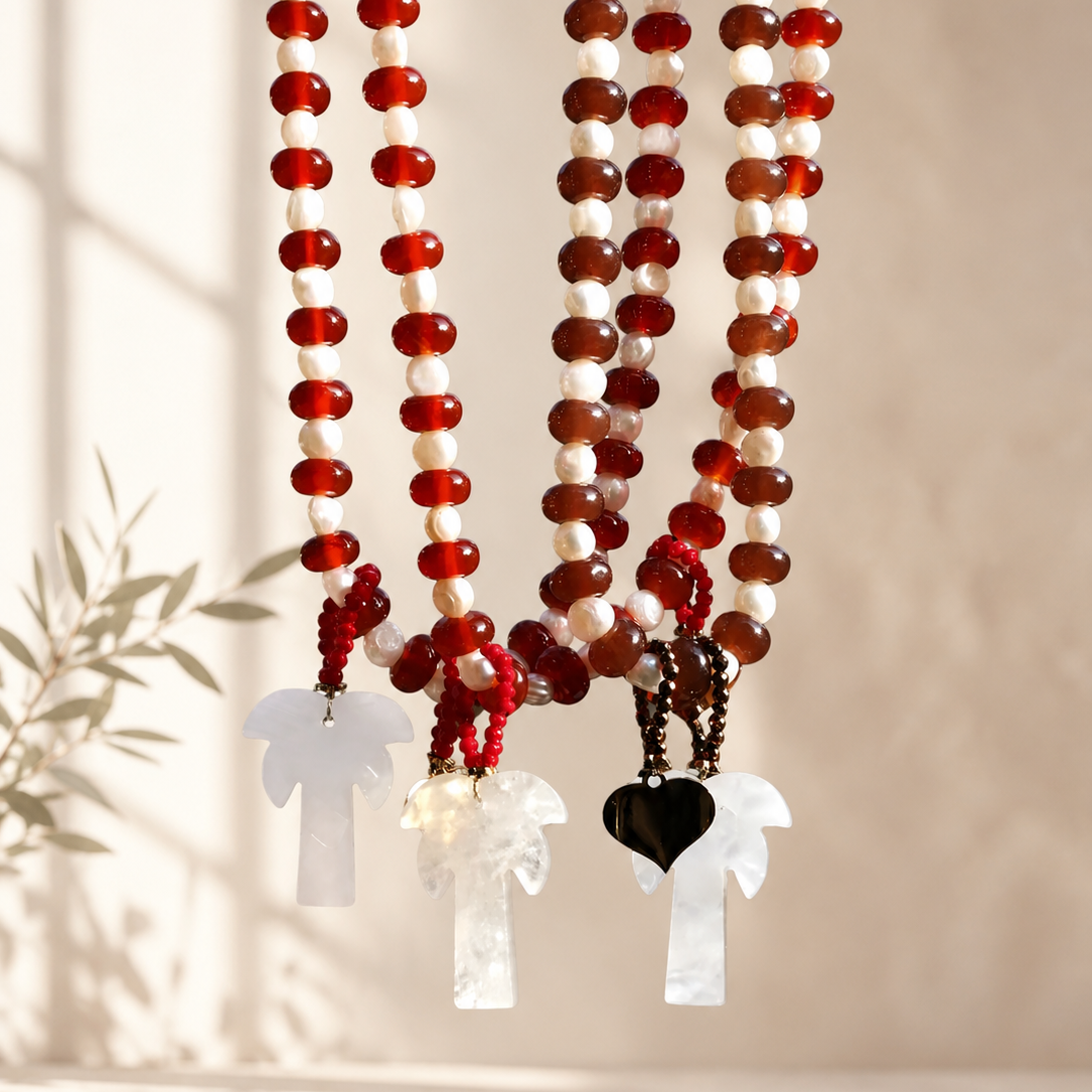 Candycane Palm Tree Necklace