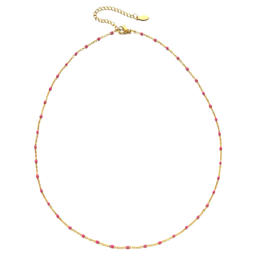 Pink Dots Necklace