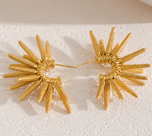 Maxi punk earrings