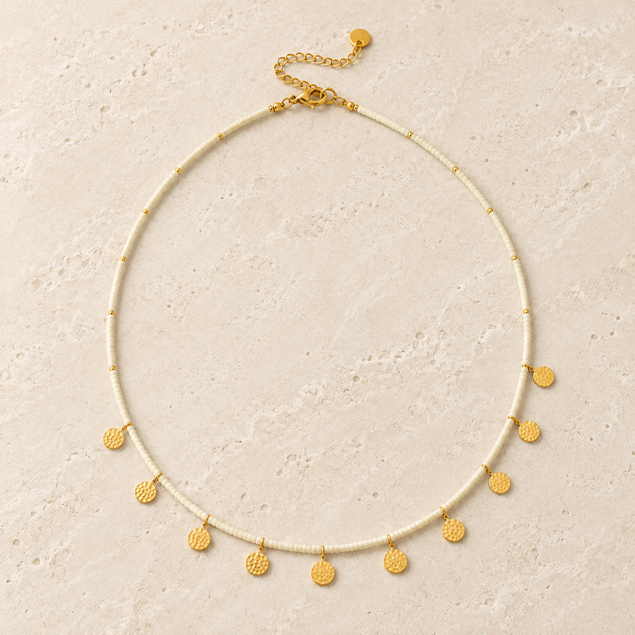 Apple Necklace Ivory