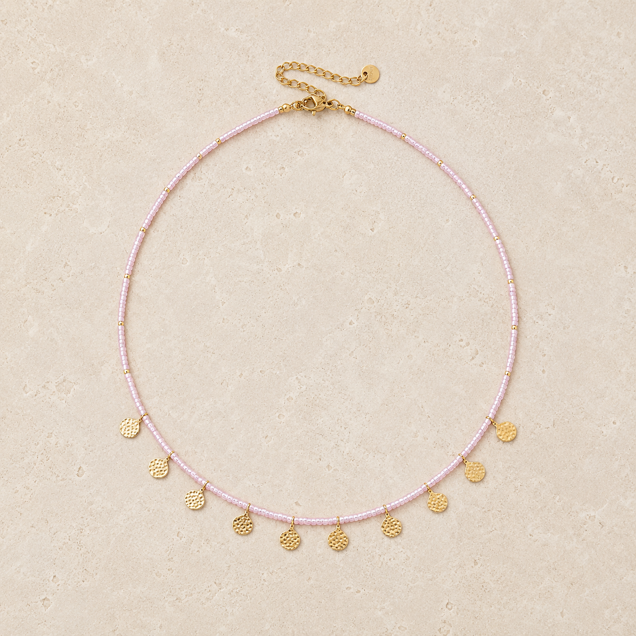 Apple Necklace Pink