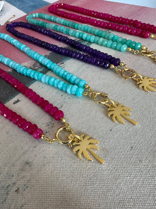 Palm Tree Necklace Buganville