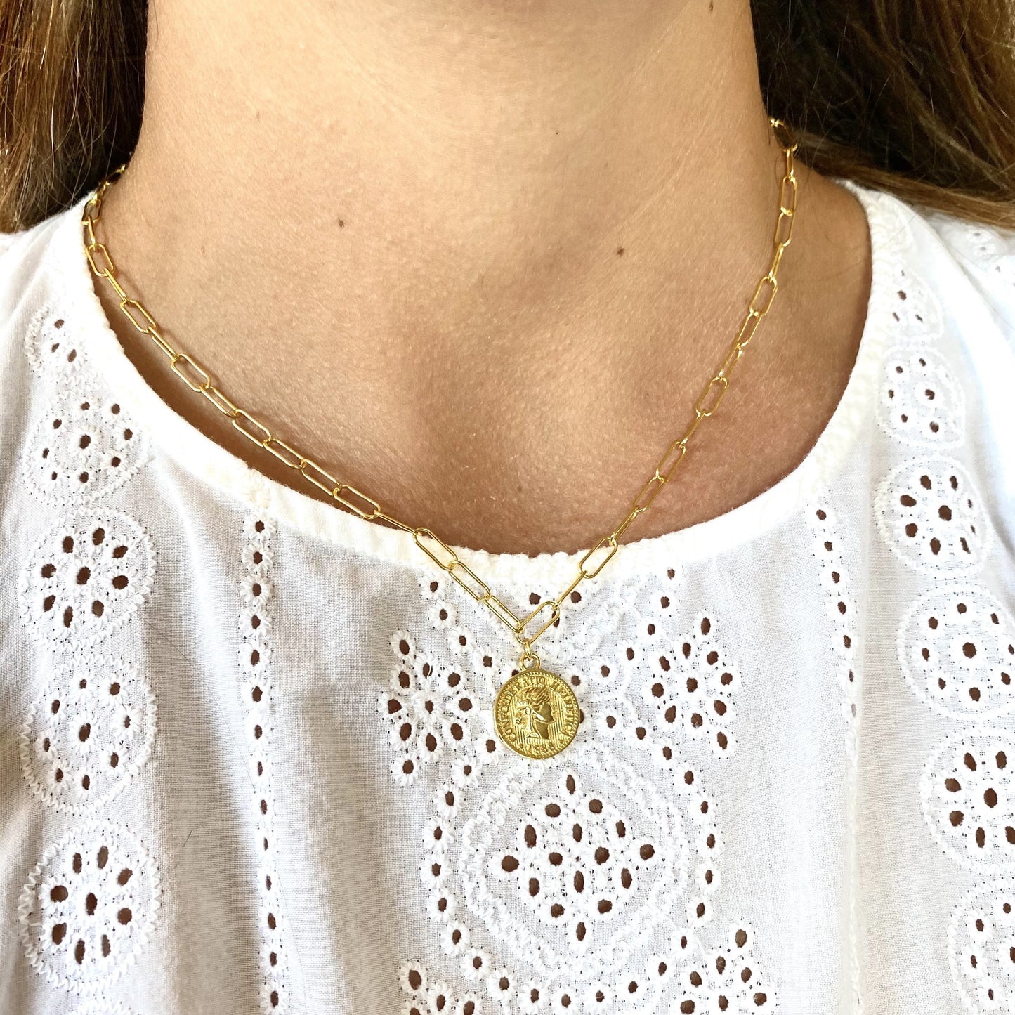 Coin Necklace gold